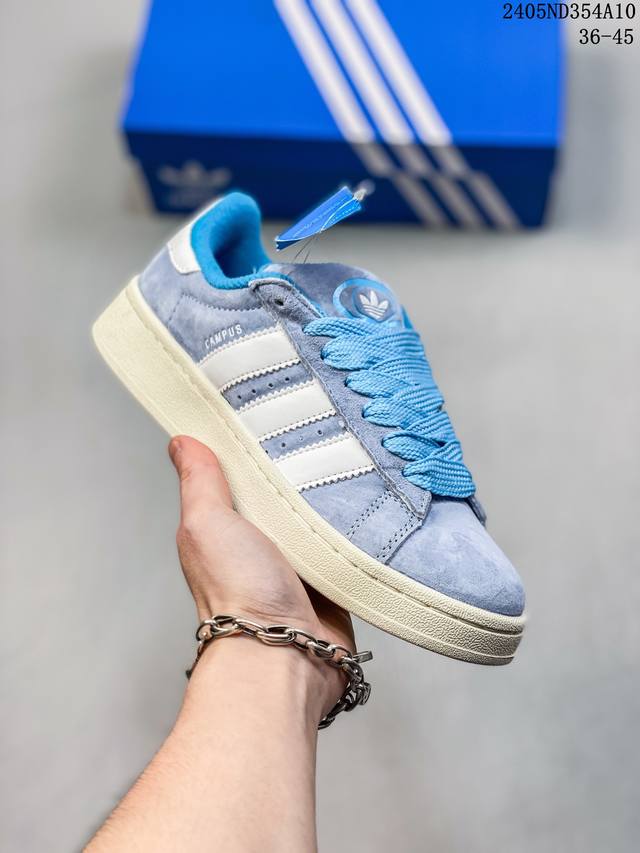 真标阿迪达斯adidas Originals Campus 00S 网面学院系列 面包风经典复古低帮百搭休闲运动板鞋 货号:Hq8708 尺码:36-45 05