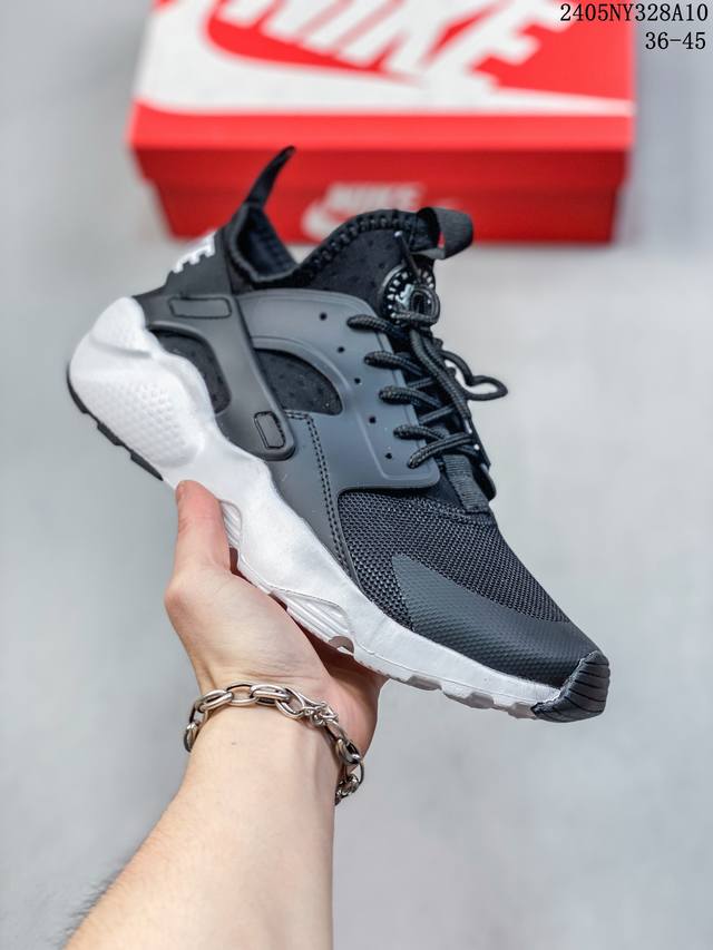 Nike Air Huarache Ultra Suede 华莱士四 经典款系列 内置气垫加特 青岛原厂配件钢印、原盒、卡纸齐全 Size：36～45 05Ny