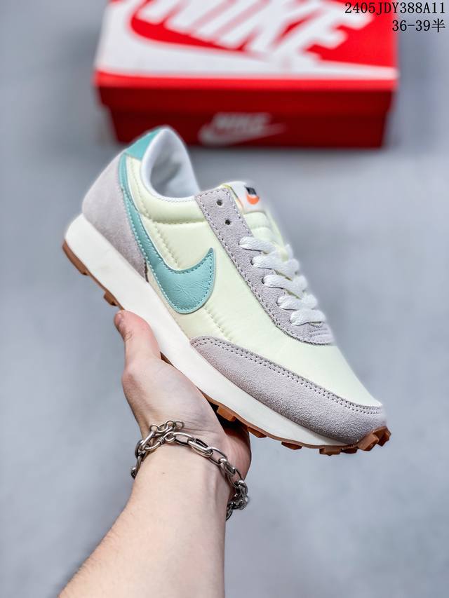 公司级耐克nike Daybreak Sp 破晓系列华夫复古休闲运动慢跑鞋升级原楦原纸版开发数据#正确原厂长绒翻毛皮材质#水洗做旧效果 货号 Ck2351-01