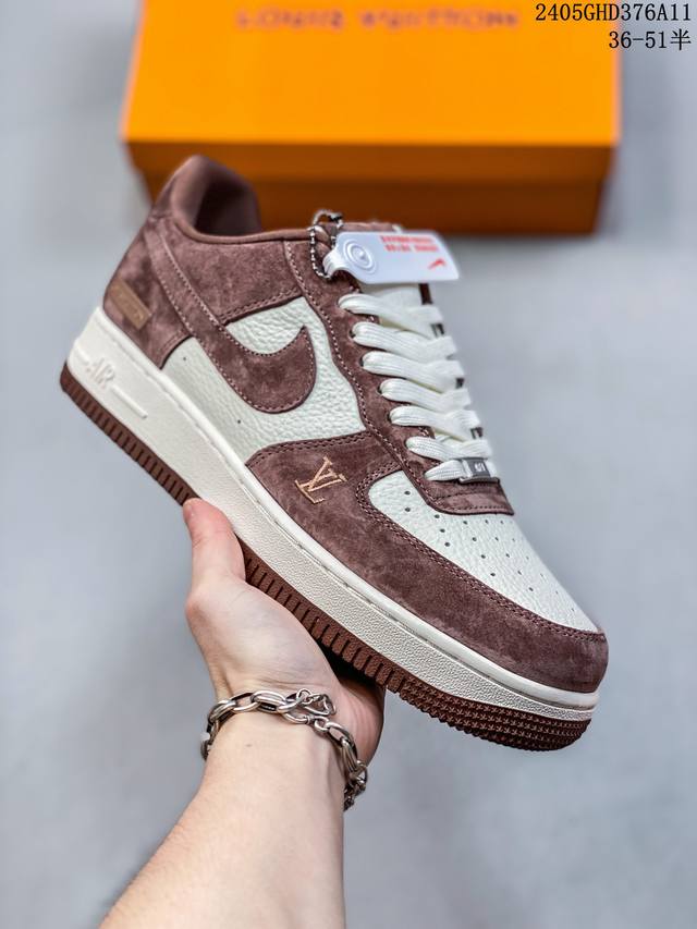 公司级带半码 耐克nike Air Force 1 Low 空军一号低帮休闲板鞋 打造纯正空军版型#专注外贸渠道 全掌内置蜂窝气垫 #原盒配件 原厂中底钢印、拉