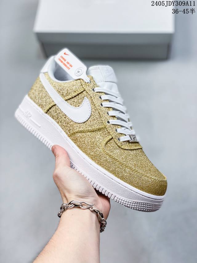 公司级带半码 耐克nike Air Force 1 Low 空军一号低帮休闲板鞋 打造纯正空军版型#专注外贸渠道 全掌内置蜂窝气垫 #原盒配件 原厂中底钢印、拉