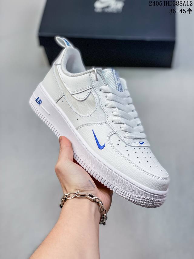 公司级带半码 耐克nike Air Force 1 Low 空军一号低帮休闲板鞋 打造纯正空军版型#专注外贸渠道 全掌内置蜂窝气垫 #原盒配件 原厂中底钢印、拉