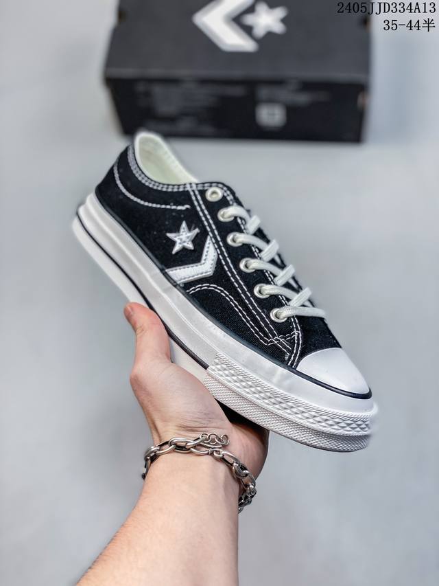 日本限定星箭头 Converse 匡威 Breakstar Sk Cv Ox 星箭滑板 余文乐同款匡威 鞋身选用原厂帆布搭配撞色星箭logo细节，鞋大底采用全新