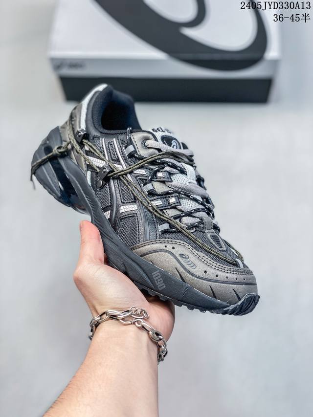 公司级装备充满未来感，日本专业跑鞋品牌 Asics 亚瑟士 Gel-1090 量子系列硅胶回弹休闲运动跑步鞋 货号 :1203A254-020 尺码:36 37