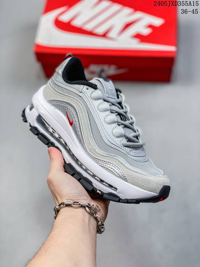 Nike耐克官方air Max 97女运动鞋夏季新款厚底鞋耐克子弹头hf0717 尺码：36-45 05Jxd355A15