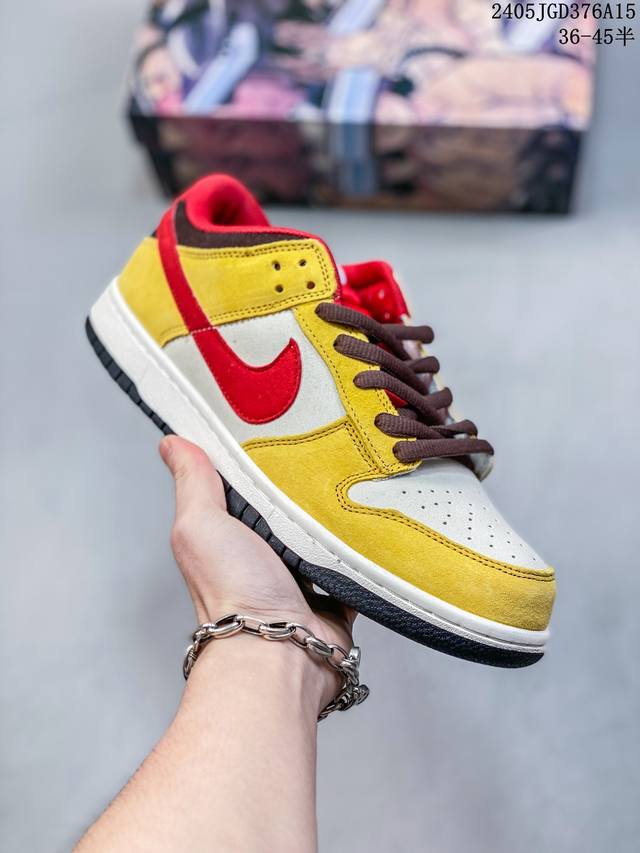 Otomo Katsuhiro X Nk Dunk Low 大友克洋联名 联名款低帮休闲板鞋 配色以主人公雷为基调 浓重的怀旧味道 秋冬专属配色 鞋身整体采用麂