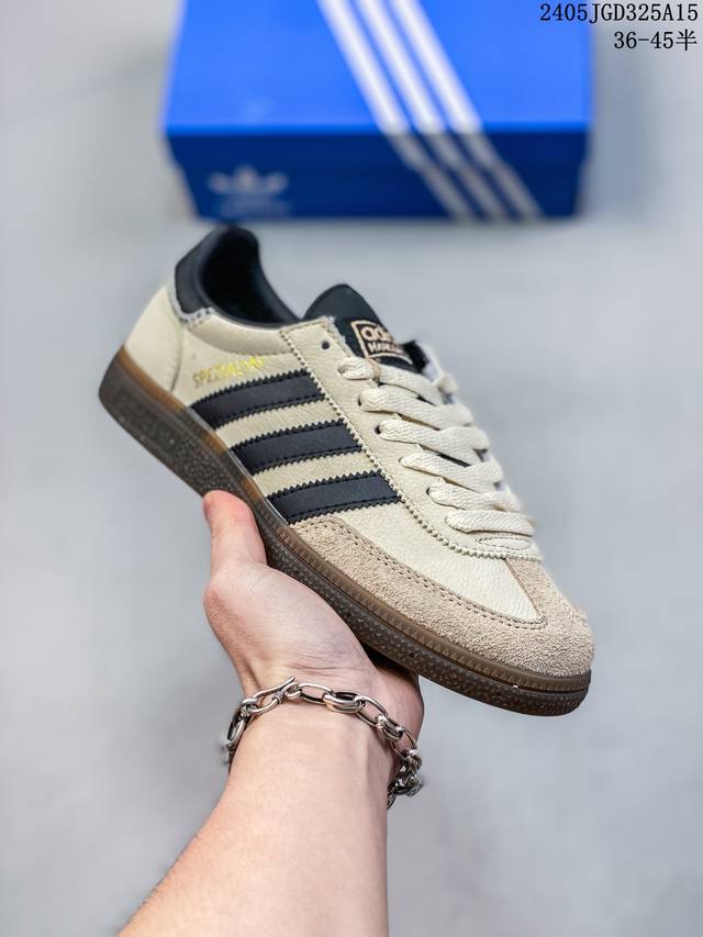 阿迪达斯三叶草adidas Originals Samba Vegan Og”Spd“桑巴舞系列绅士德训足球风百搭低帮休闲运动板鞋 05Jgd325A15