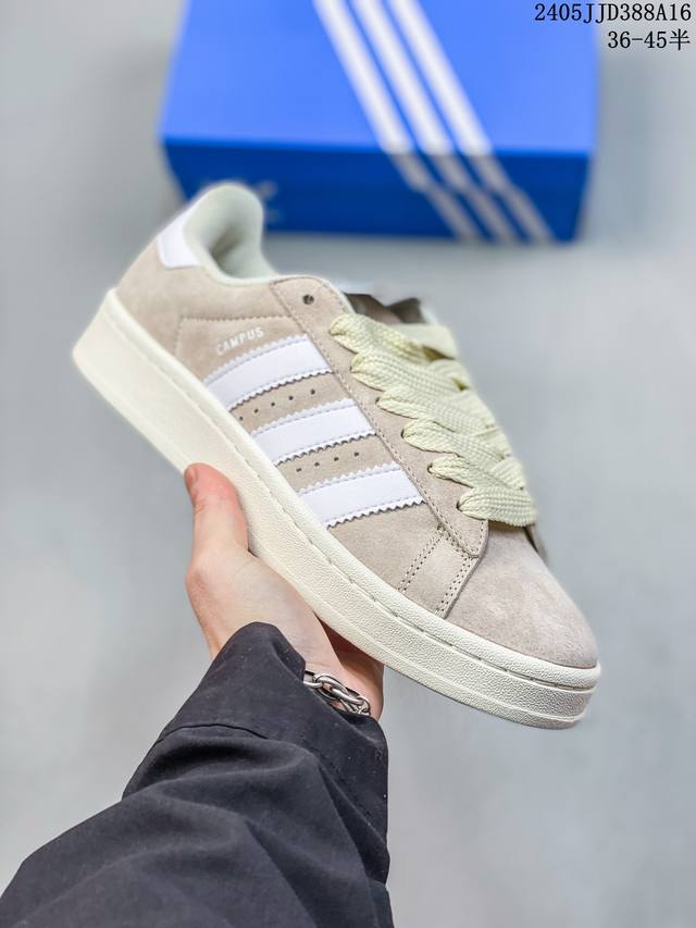 Adidas阿迪达斯.男女鞋 三叶草campus 00S 面包鞋复古休闲板鞋 千禧回潮！Adidas Campus 00S 经典再现！面包化的campus鞋款在