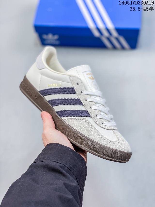 阿迪达斯adidas X Emmi 联名限定款gazelle Indoor 男女休闲板鞋尺码：35.5-45半 05Jvd330A16