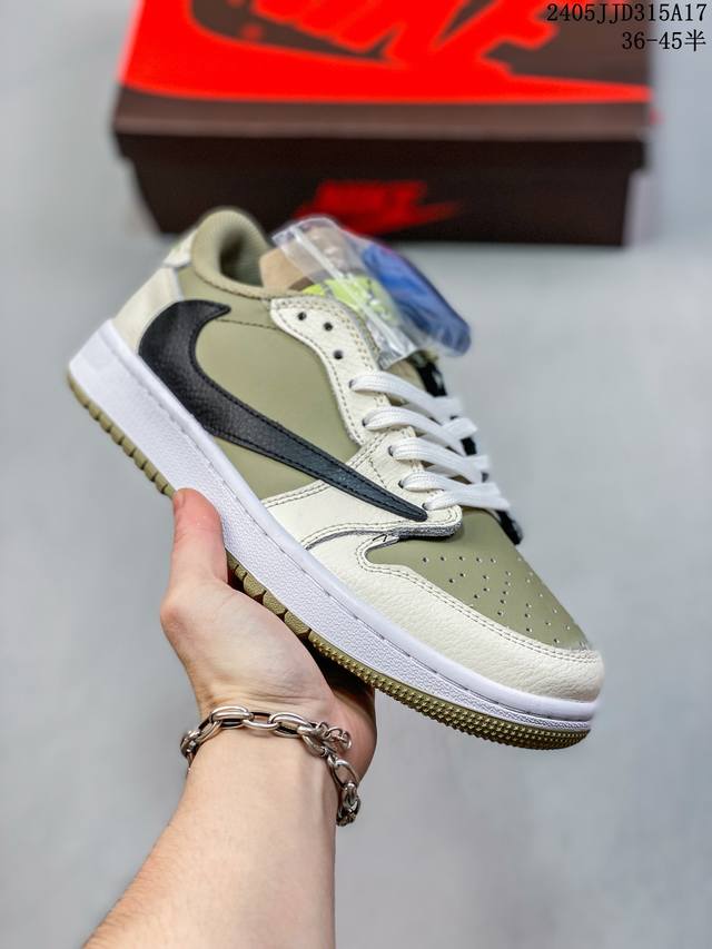 乔丹air Jordan 1 Low Aj1乔1 倒勾低帮休闲复古文化运动板鞋 05Jjd315A17