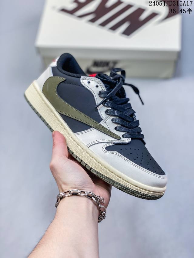 乔丹air Jordan 1 Low Aj1乔1 倒勾低帮休闲复古文化运动板鞋 05Jjd315A17