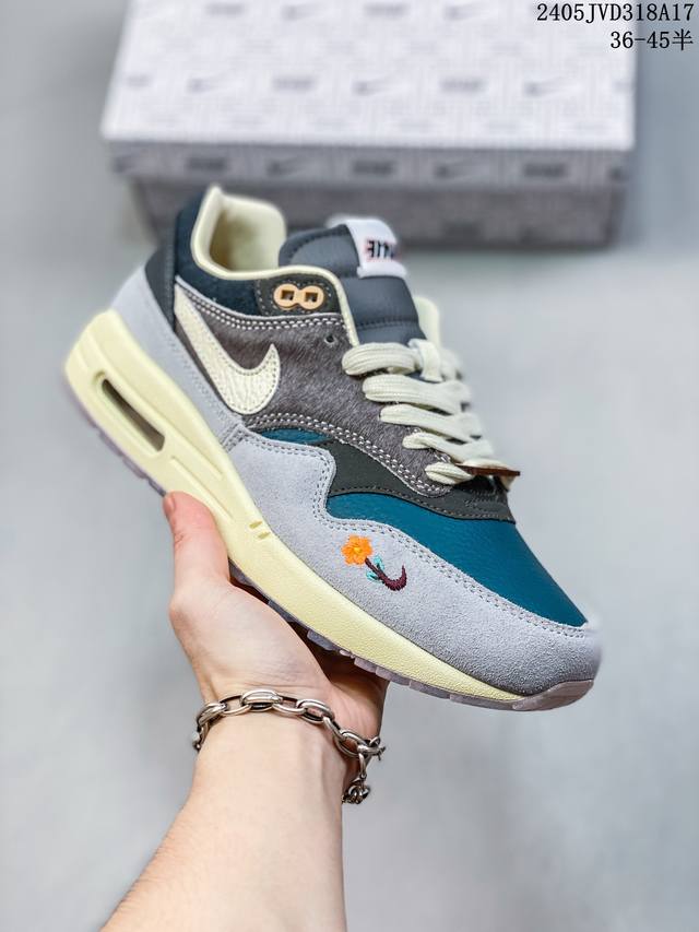 耐克 Nike Air Max 1 Prm 男子运动鞋 从法国建筑中汲取设计灵感，兼具运动风范和时尚格调，是此系列起初搭载 Air 的鞋款。疾速外观、经典缓震配