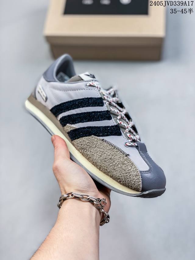 公司级阿迪达斯三叶草adidas Originals Samba Vegan Og”Spd”足球风百搭低帮休闲运动板鞋 尺码:35 36 36.5 37 38