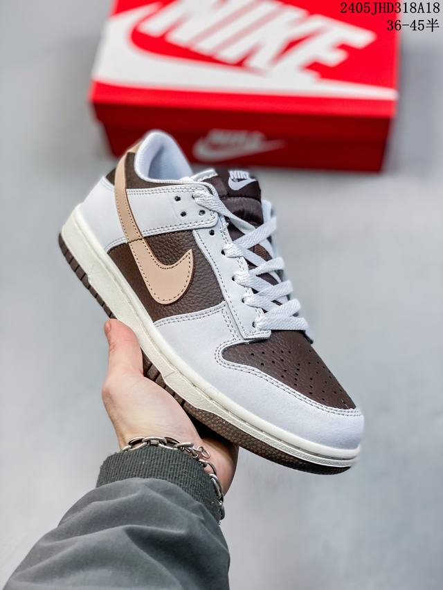 公司级带半码 耐克nike Sb Dunk Low 扣篮系列复古低帮休闲运动滑板板鞋。采用脚感柔软舒适zoomair气垫，有效吸收滑板等极限运动在落地时带来的冲