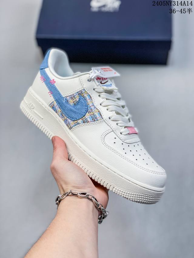 公司级耐克nike Air Force 1 Low 空军一号低帮百搭休闲运动板鞋。柔软、弹性十足的缓震性能和出色的中底设计，横跨复古与现代的外型结合，造就出风靡