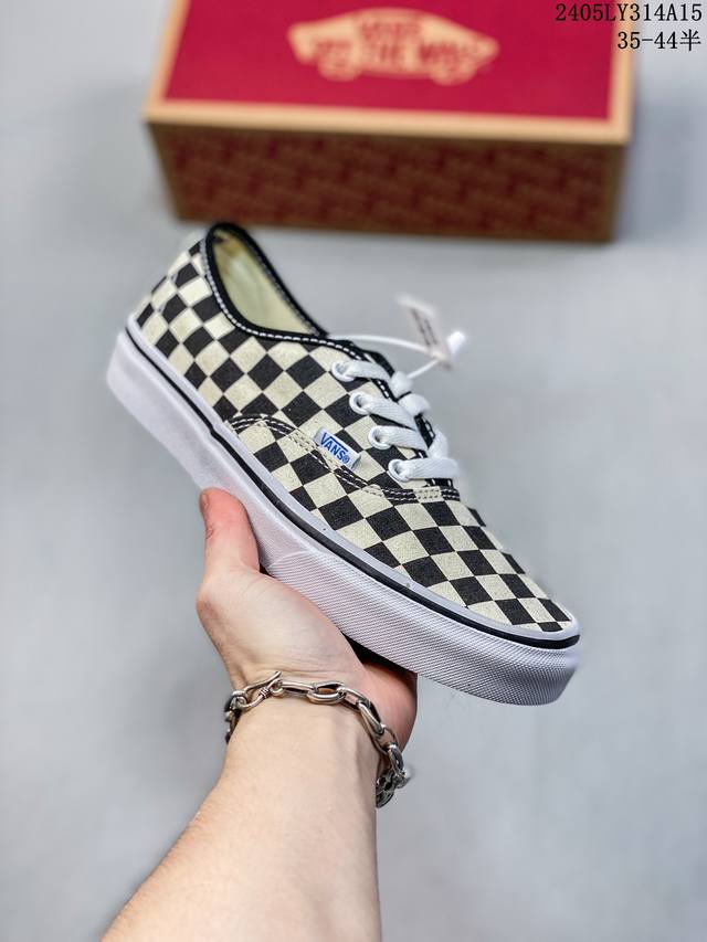 硫化真标，Vans Slip On黑白棋盘格 半拖帆布男女鞋懒人鞋vn0004Kteo1:型号sx42、尺码：35.36.36.5.37.38.38.5.39.