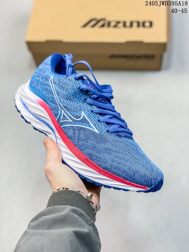 美津浓 Mizuno Wave Rider 26 减震防滑耐磨低帮跑步鞋运动休闲鞋 尺码：40-45 05Jwd395A18