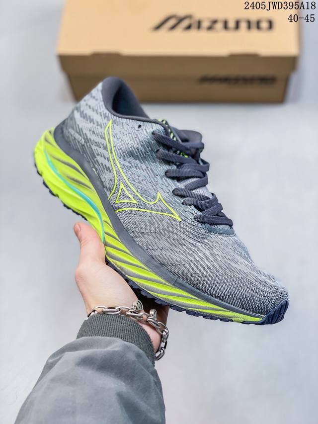 美津浓 Mizuno Wave Rider 26 减震防滑耐磨低帮跑步鞋运动休闲鞋 尺码：40-45 05Jwd395A18