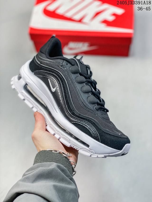 Air Max97Futura 渠道原盒原标 经典拼接网面 纯原版本 某宝正品订单 可平台操作 流入市场一部分，经典回味 有喜欢的朋友大胆入，Qc检验标钢印齐