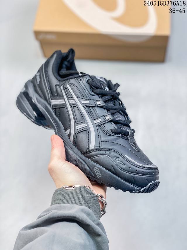 亚瑟士 Asics Tiger Gel-1090V2系列采用环保太空革透气配合部分网眼布鞋面材质全新轻量eva发泡缓震中底#外置特殊防滑耐磨橡胶底 05Jgd3