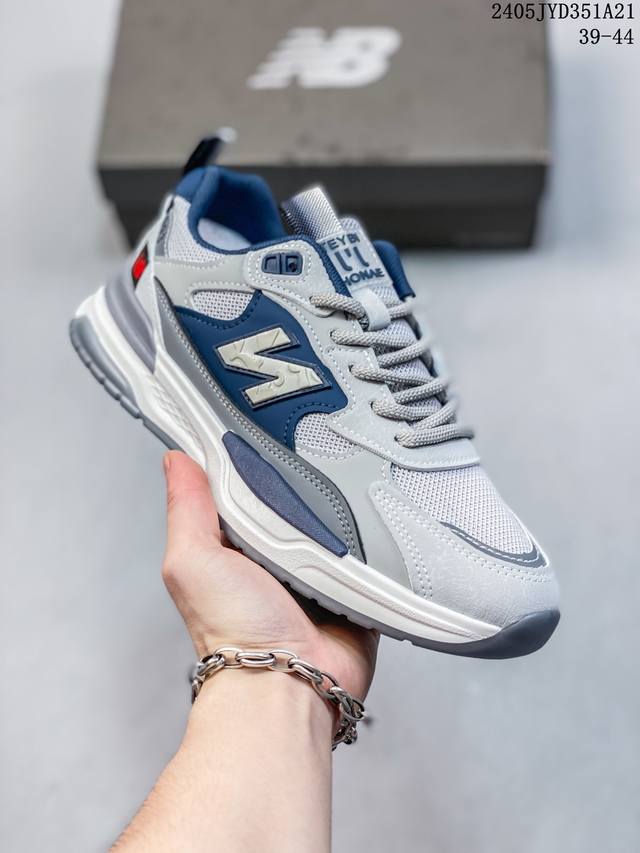 New Balance 新百伦 新款拼色舒适新款 原档案开发开发纸版楦型，原装4层组合独立私模大底长青之王”荣耀回归透气飞织鞋面 缓震高弹大低nb新百伦new