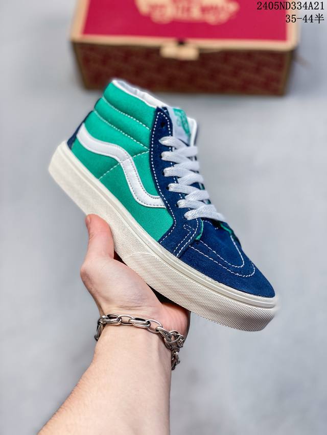 Vans范斯 经典系列 Sk8-Mid板鞋 中帮男女新款官方正品！ Size：35 36 36.5 37 38 38.5 39 40 40.5 41 42 42