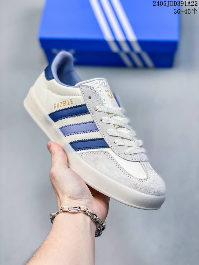 Adidas阿迪三叶草gazelle Bw Army 复古男女低帮白德训板鞋ig1643 05Jdd391A22