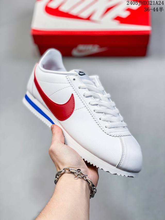 公司级耐克nike Classic Cortez 全新配色 经典轻便舒适男子阿甘鞋休闲跑步鞋运动鞋，纯粹而执着的精神，使得cortez种在了一代人的心里，无论是