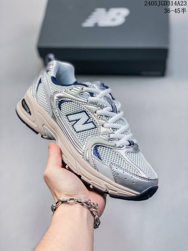 新百伦 Nb530运动鞋 New Balance 530 复古跑鞋厚底增高老爹运动鞋 Nb530这鞋双确实是nb家经复典古款式之一，以全科新技诠释，成打功造53