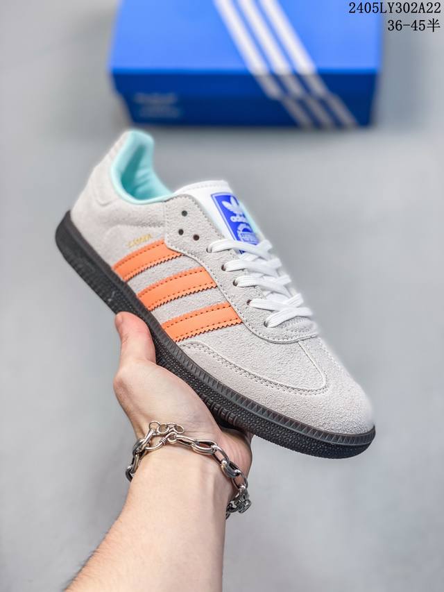 Adidas三叶草男女鞋 Samba Og 德训鞋运动休闲鞋板鞋 Id2047 尺码：36-45 编码：05Ly302A22