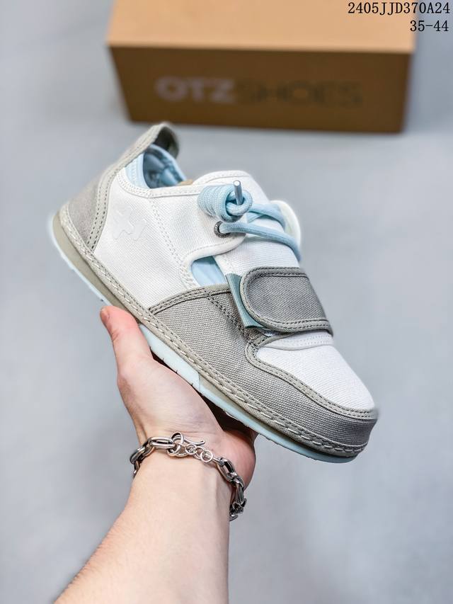 Otzshoes2021 新款 丑萌新款魔术贴系带果冻鞋小众厚底鞋ins潮板鞋 时尚厚底老爹鞋增高鞋男女鞋 编号：05Jjd370A24