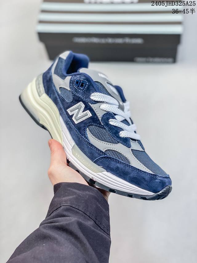 New Balance新百伦nb Made In Usa M992系列美产血统经典复古休闲运动百搭老爹跑步鞋 货号：M992Gr 码数：36 37 37.5 3