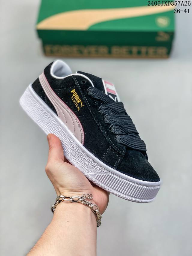 公司级puma Suede Xl复古单品 彪马 防滑耐磨低帮德训板鞋 货号: 395205 02 尺码: 36 37 37.5 38 38.5 39 40 40