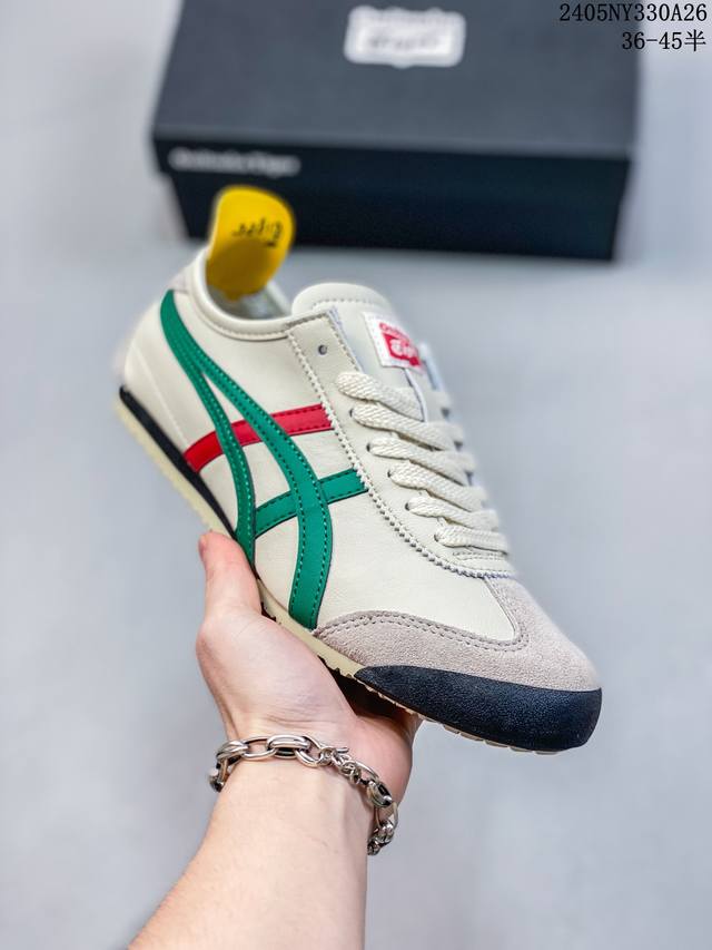 亚瑟士onitsuka Tiger鬼冢虎 全新配色！同步官方！独家首发！亚瑟士 Onitsuka Tiger 鬼冢虎 荔枝纹二层皮！欧洲腊软鞋垫！足弓乳胶垫，！