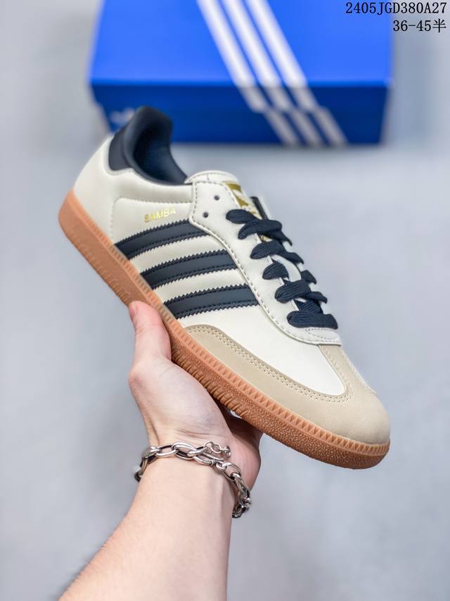 Adidas三叶草男女鞋 Samba Og 德训鞋运动休闲鞋板鞋 Id2047 尺码：36-45 编码：05Jgd380A27