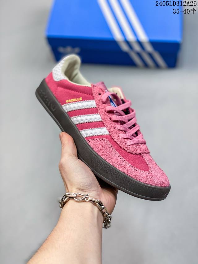 福利特价 真标半码阿迪达斯三叶草adidas Originals Samba Vegan Og”Spd“桑巴舞系列绅士德训足球风百搭低帮休闲运动板鞋 Size：