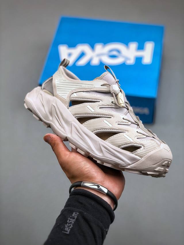 美国新兴跑鞋品牌hoka One One Hopara Sandals 霍帕拉系列水路两用溯溪涉水休闲户外露营凉鞋 1123112 Whwh 尺码：36-45