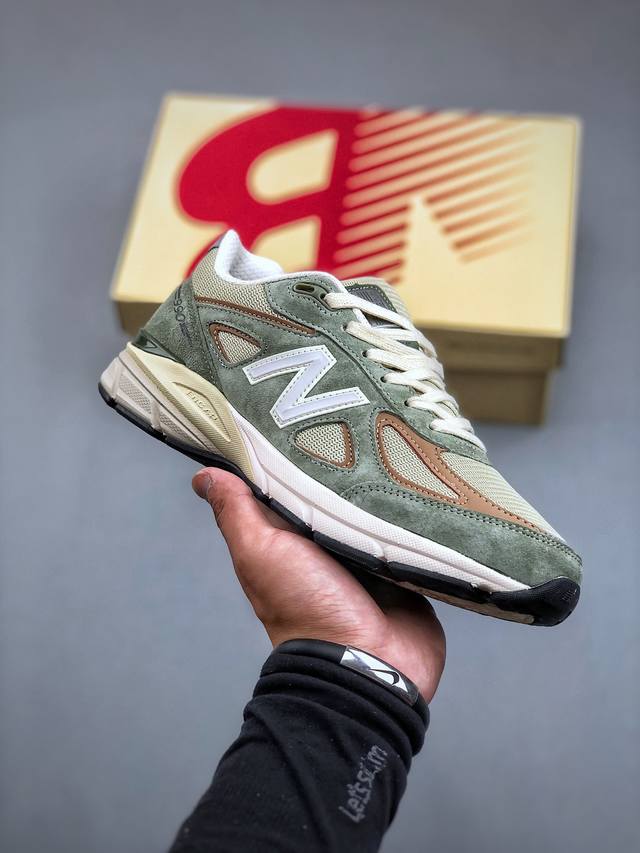 E New Balance U990美产血统复古运动跑步鞋“自1982年问世的元祖级“老爹鞋”990系列 采用台产猪巴革及透气网眼材质 原装6层组合底模精密开发