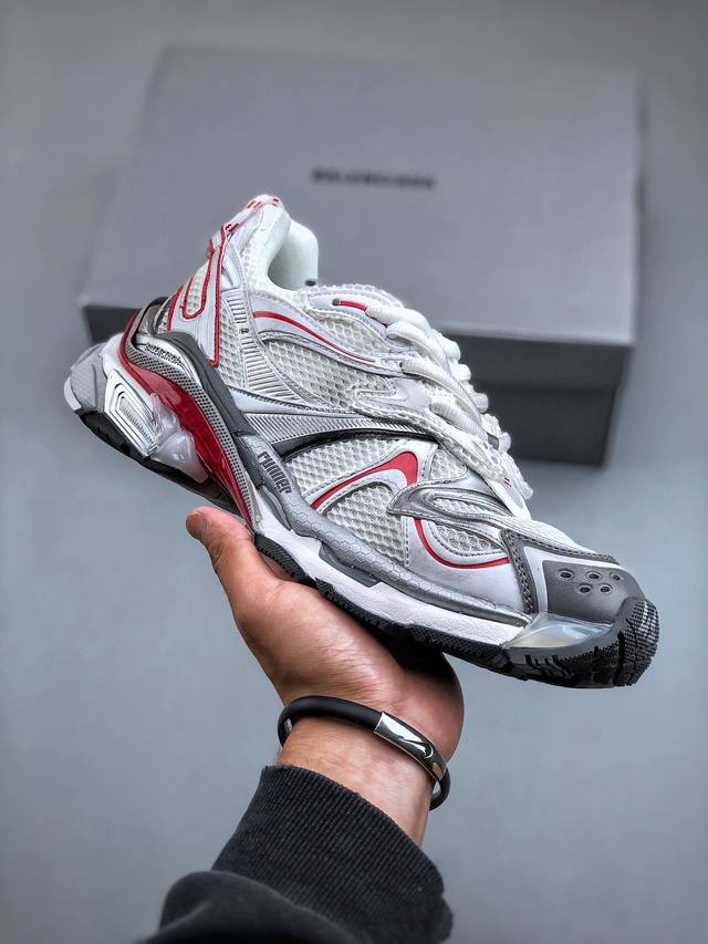 I8版 高奢品牌-巴黎世家balenciaga Runner Sneaker 慢跑系列低帮复古野跑潮流姥爹风百搭休闲运动慢跑鞋男女鞋原版一致配件防尘袋及附送鞋带