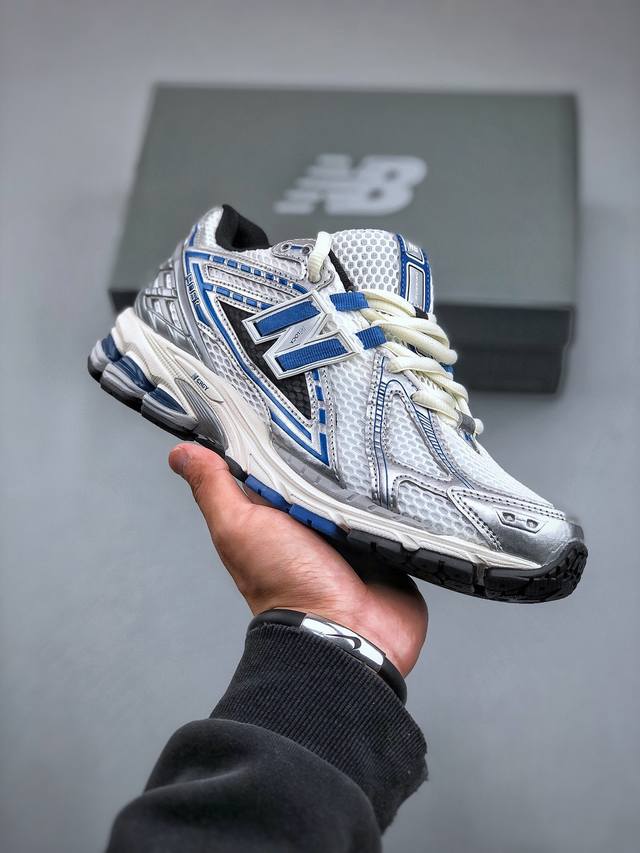 Nb新百伦new Balance M1906R Silver Metallic 系列低帮复古老爹风休闲运动慢跑鞋“金属银灰蓝”男女鞋真标半码制#原装档案原数据纸