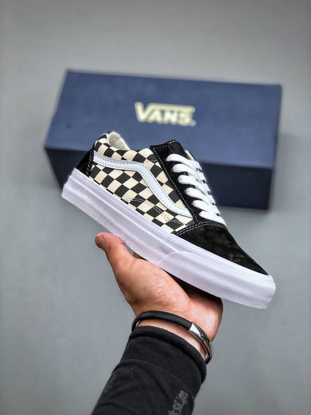 Vans Premium Old Skool 经典黑白 范斯官方 全新vps高阶支线 继承了vans Vault Og以及 Vans 安纳海姆的复古属性 完善鞋