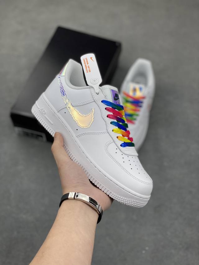 工厂套现福利特价 特价 原本地 版本 公司级nike Air Force 1 空军一号 低帮休闲板鞋 白橙色 官方同步 原装级别 原楦头原纸板 打造纯正空军版型