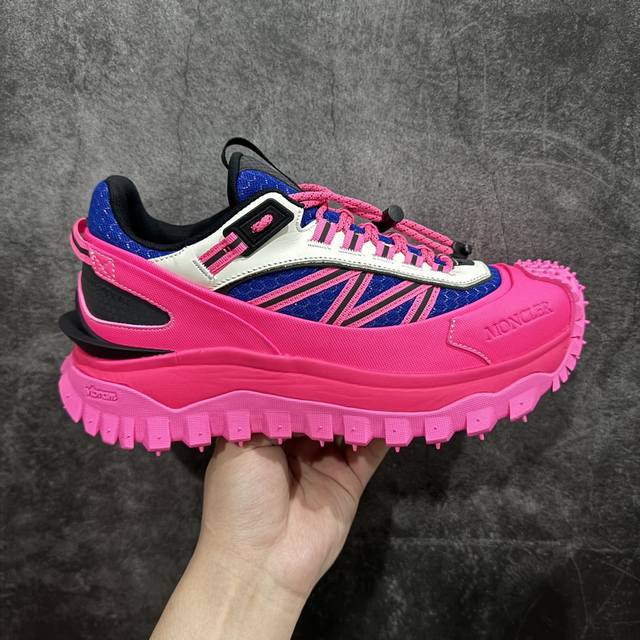 Ok版本 Moncler 盟可睐 蒙口 Trailgrip Gtx 抗撕裂材质山地户外鞋 鞋身采用cordura防撕裂尼龙 Gore-Tex防水材质 中底内置全