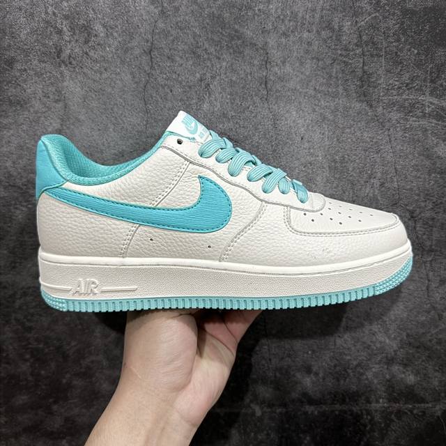 公司级 小红书爆款 公司级 Nike Air Force 1 Low '07 “天蓝”配色低帮空军一号休闲板鞋 定制皮料 原楦原纸板 纯正空军版型 高清洁度 内