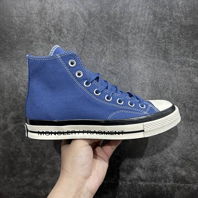 纯原ok版本 藤原浩品牌新作fragment Design X 法国奢华羽绒服品牌moncler盟可睐 蒙口 X Converse Chuck Taylor A