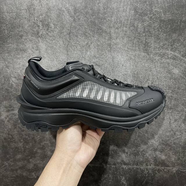 纯原ok版本 Moncler 盟可睐 蒙口 Trailgrip Gtx 抗撕裂材质山地户外鞋 鞋身采用cordura防撕裂尼龙 Gore-Tex防水材质 中底内