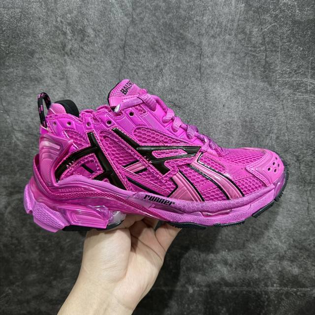 Xa版本 Balenciaga Runer 巴黎世家7代 破坏风 手工做旧款复古老爹鞋 全新版本出货 核心配合工厂优势供应 市场最优品质 鞋型细节做旧等都好于市