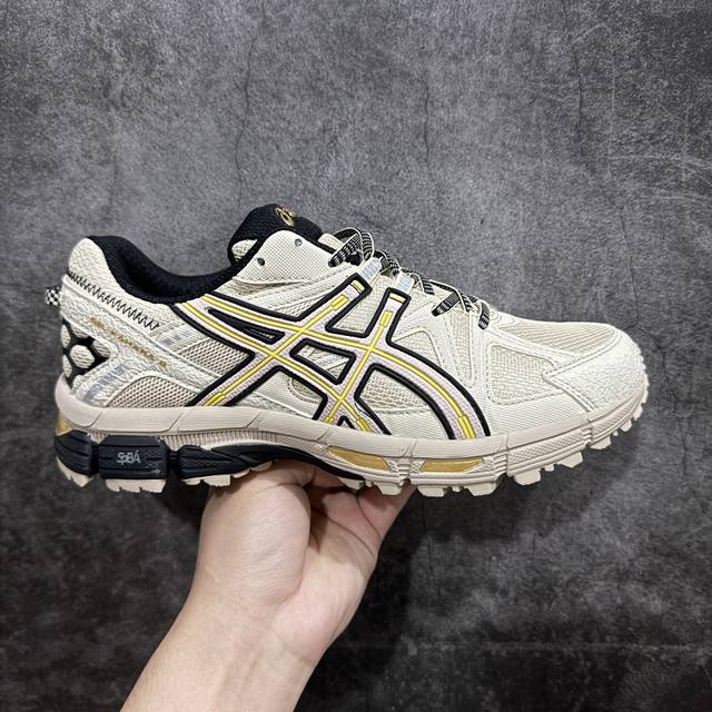 外贸订单 Asics Gel-Kahana 8 亚瑟士越野跑步鞋抓地稳定运动鞋缓震耐磨跑鞋 融合机能和户外潮流强势回归 核心科技gel内置于后跟 配合speva