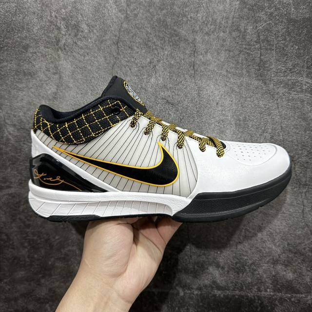 Og纯原版 Kobe 4 科比4代 实战篮球鞋 季后赛 Av6339-101 国内一线头部大厂全新生产线出品 高端零售 外贸专供品质 原鞋原数据纸板开发 内置z