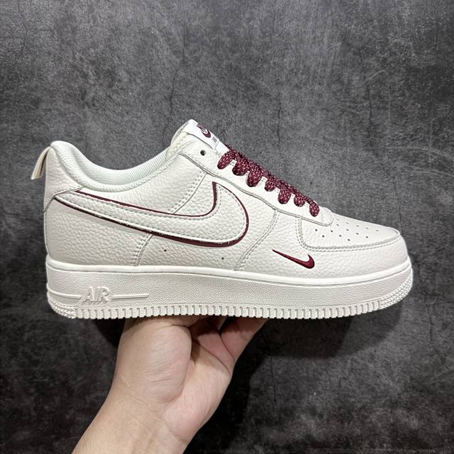 公司级 Nike Air Force 1 Low 07 白酒红满天星 原楦头原纸板 打造纯正低帮空军版型 专注外贸渠道 全掌内置蜂窝气垫 原盒配件 原厂中底钢印